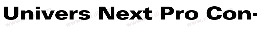 Univers Next Pro Con字体转换
